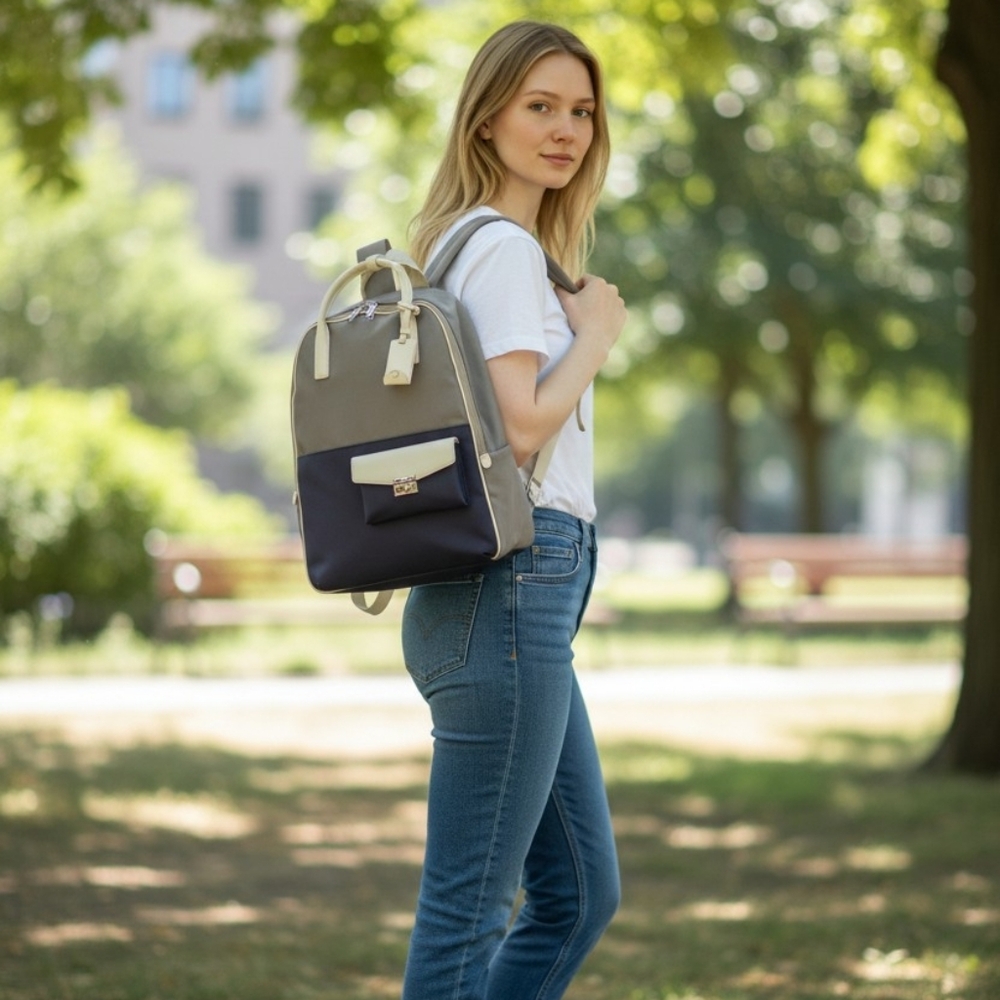 Tumi Larkin Two Toned Backpack